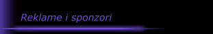 Reklame i sponzori
